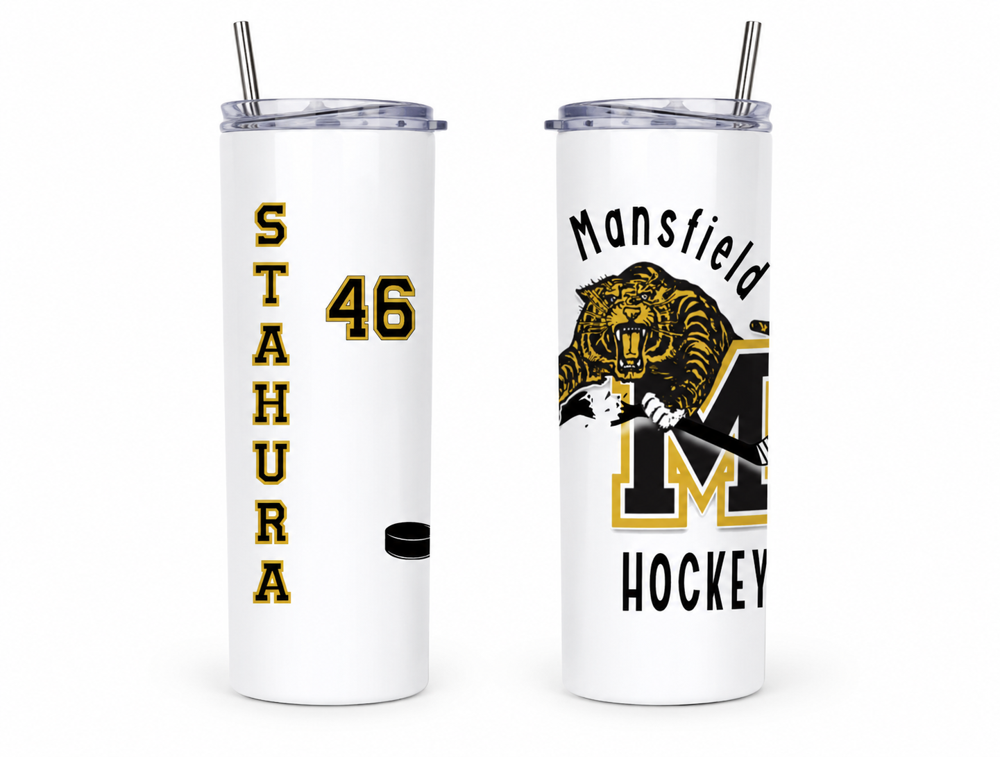 Personalized Mansfield Hockey Tumbler