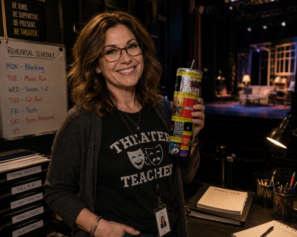 Custom Playbill Theater Tumbler