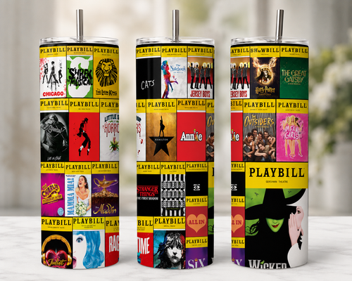 Custom Playbill Theater Tumbler