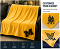 Customized Mansfield Hockey blanket