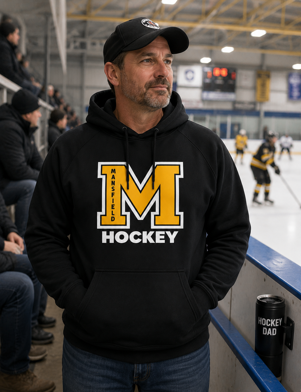 Personalized Mansfield Hockey Hoodie