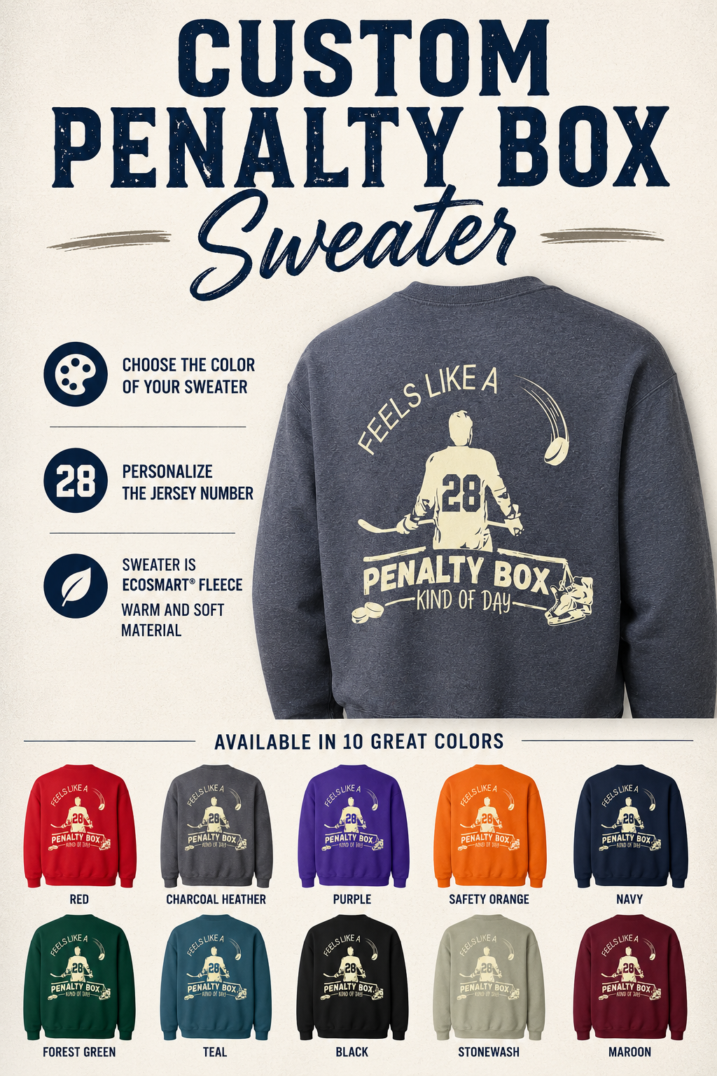 Custom Penalty Box Sweater