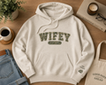 Personalized Wifey Camo Hoodie