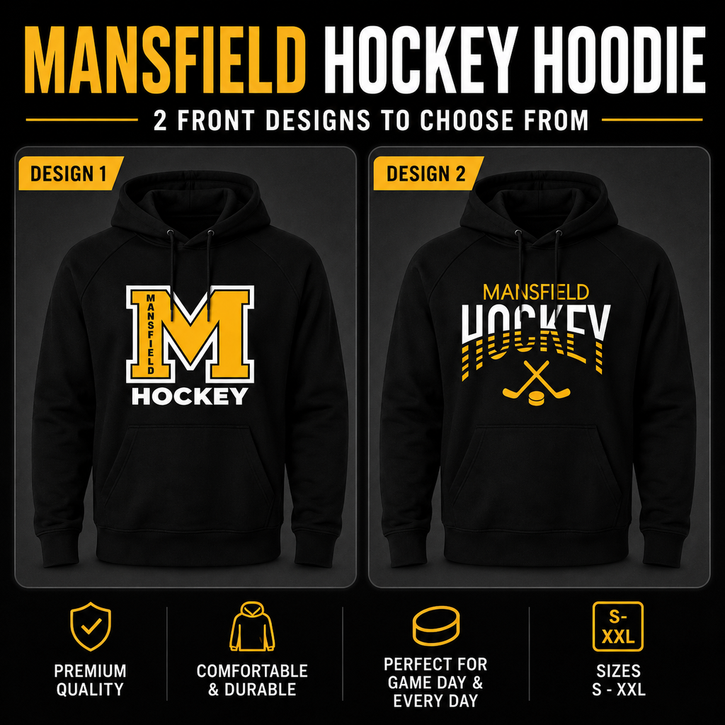 Personalized Mansfield Hockey Hoodie